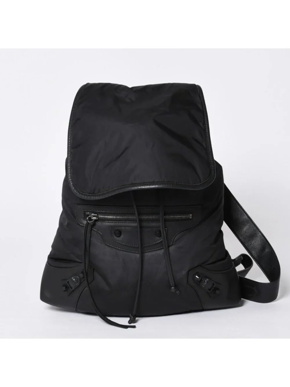 Balenciaga Classic Traveler Backpack Nylon Black
